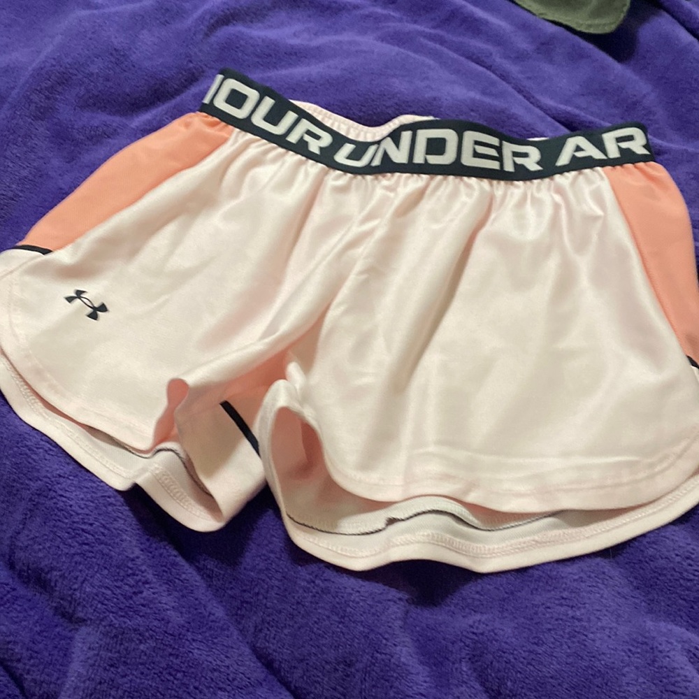 Under Armour pink shorts